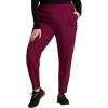 Cherokee Infinity Womens High Rise Skinny Scrub Pants, 5 Pockets, Moisture Wicking, Easy Care, PROTX2 & 360 Stretch – CK067A(Wine)