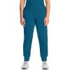 Cherokee Infinity Womens Scrub Jogger Pants, Mid Rise, Moisture Wicking, Wrinkle-Resistant, 360 Stretch, 5 Pockets – CK110A(Caribbean Blue)