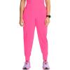 Cherokee Infinity Womens Scrub Jogger Pants, Mid Rise, Moisture Wicking, Wrinkle-Resistant, 360 Stretch, 5 Pockets – CK110A(Carmine Pink)
