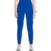Cherokee Infinity Womens Scrub Jogger Pants, Mid Rise, Moisture Wicking, Wrinkle-Resistant, 360 Stretch, 5 Pockets – CK110A(Galaxy Blue)