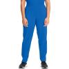 Cherokee Infinity Women’s Scrub Pant Mid Rise Tapered Leg Pull-on Bottom with Moisture Wicking & 360° Stretch Fabric CK065A(Royal)