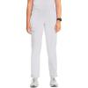 Cherokee Infinity Women’s Scrub Pant Mid Rise Tapered Leg Pull-on Bottom with Moisture Wicking & 360° Stretch Fabric CK065A(White)
