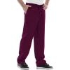 Cherokee Luxe Men Scrubs Pant Fly Front Drawstring Cargo 1022(Wine)