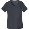 Cherokee Luxe Women Scrubs Top Crossover V-Neck Pin-Tuck 1999(Pewter)