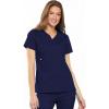 Cherokee Luxe Women Scrubs Top Empire Waist Mock Wrap 21701(Navy)