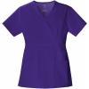 Cherokee Luxe Women Scrubs Top Mock Wrap 1841(Nu-grape)