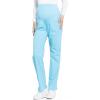Cherokee Maternity Scrub Pants for Women, Workwear Professionals Soft Stretch WW220(Turquoise)
