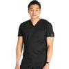 Cherokee Men Scrubs Top Workwear Revolution V-Neck WW751(Black)