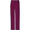 Cherokee Men & Women Scrubs Pant Workwear Core Stretch Drawstring Cargo 4043(Wine)