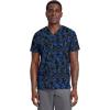Cherokee Men and Women V-Neck Printed Top with 4 Pockets & Center Back Length 28″ – CK691(Dabbling in Paint)
