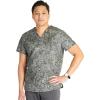 Cherokee Men and Women V-Neck Printed Top with 4 Pockets & Center Back Length 28″ – CK691(Mineral Waves)