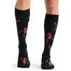 Cherokee Men’s Compression Socks, 10-15 mmHg Knee High, Colorful Print, Lightweight, 1 Pair Pack – MPRINTSUPPORT(Dancing Skeletons)