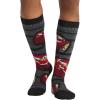 Cherokee Men’s Compression Socks, 10-15 mmHg Knee High, Colorful Print, Lightweight, 1 Pair Pack – MPRINTSUPPORT(Keepin’ Up)