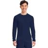 Cherokee Men’s Long Sleeve Underscrub Tee Modern T-Shirt with Crew Neck – CK807(Navy)