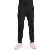 Cherokee Mens Mid Rise Jogger Scrub Pants with Zipper Cargo Pocket 360 Stretch Moisture Wicking PROTX2 Fabric – CK004A(Black)