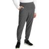 Cherokee Men’s Pull-on Jogger with 5 Pockets, Elastic Waistband, Front Leg Seams and Rib-Knit Cuffs – CK224A(Heather Pewter)