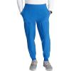 Cherokee Men’s Pull-on Jogger with 5 Pockets, Elastic Waistband, Front Leg Seams and Rib-Knit Cuffs – CK224A(Royal)