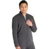 Cherokee Men’s Scrub Jacket, Zip Front Stand-Up Collar and Snap at The Neck Closure – CK329A(Pewter)