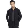 imageCherokee Mens Scrub Jacket with a Standard Collar Zipper Front and 4 Pockets CK399Black