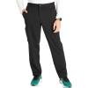 Cherokee Men’s Scrub Pants with 5 Pockets, Zip Fly, and Elastic Waistband for All-Day Comfort – CK131A(Black)