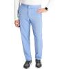 Cherokee Men’s Scrub Pants with 5 Pockets, Zip Fly, and Elastic Waistband for All-Day Comfort – CK131A(Ciel)