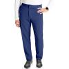 Cherokee Men’s Scrub Pants with 5 Pockets, Zip Fly, and Elastic Waistband for All-Day Comfort – CK131A(Navy)