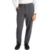 Cherokee Men’s Scrub Pants with 5 Pockets, Zip Fly, and Elastic Waistband for All-Day Comfort – CK131A(Pewter)