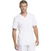 Cherokee Men’s Tuckable V-Neck Scrub Top with Trio Blend Stretchable Fabric WW755AB(White)
