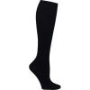 Cherokee Men’s & Women’s Gradient Compression Socks, Knee-High Support, 8-12 mmHg, 4 Pairs, with 3D Lycra MYTSSOCK1(Black)