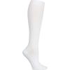 Cherokee Men’s & Women’s Gradient Compression Socks, Knee-High Support, 8-12 mmHg, 4 Pairs, with 3D Lycra MYTSSOCK1(White)