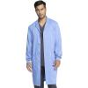 Cherokee Professional Lab Coat for Men and Women Modern fit Button Front Closure with Single Chest Pocket WW306AB(Ciel)