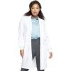 Cherokee Professional Lab Coat for Men and Women Modern fit Button Front Closure with Single Chest Pocket WW306AB(White)