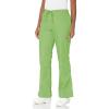 Cherokee Scrub Pants for Women Drawstring Waist with Flare Leg 3 Pockets, Fade Resistant, Durable & Easy Care Fabric – 4101(Aloe)