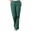 Cherokee Scrub Pants for Women Drawstring Waist with Flare Leg 3 Pockets, Fade Resistant, Durable & Easy Care Fabric – 4101(Hunter)