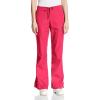 Cherokee Scrub Pants for Women Drawstring Waist with Flare Leg 3 Pockets, Fade Resistant, Durable & Easy Care Fabric – 4101(Raspberry)