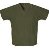 Cherokee Scrub for Women V-Neck Top Traditional fit with Dolman Sleeve and Fade Resistant Fabric – 4700(Dark Olive)
