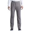 Cherokee Scrubs Mens Pants Tapered Leg with 5 Pockets, Zip Cargo, 360° Stretch & Moisture Wicking – CK185(Pebble)