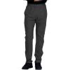 Cherokee Scrubs Mens Pants Tapered Leg with 5 Pockets, Zip Cargo, 360° Stretch & Moisture Wicking – CK185(Pewter)