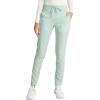 Cherokee Statement Women Scrubs Pant Mid Rise Tapered Leg Drawstring CK055(Minty Meadow)