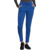 Cherokee Statement Women Scrubs Pant Mid Rise Tapered Leg Drawstring CK055(Royal)