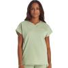 Cherokee V-Neck Women’s Scrub Top with Dolman Sleeves & High-Low Shirttail Hem for Comfort – CK836A(Cool Cucumber)