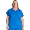 Cherokee V-Neck Women’s Scrub Top with Dolman Sleeves & High-Low Shirttail Hem for Comfort – CK836A(Royal)