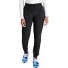 Cherokee Women Mid-Rise Pull-On Scrub Jogger Pant with 4 Pockets and Elastic Jogger Waist – CK138A(Black)