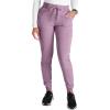 Cherokee Women Mid-Rise Pull-On Scrub Jogger Pant with 4 Pockets and Elastic Jogger Waist – CK138A(Mauve Haze)