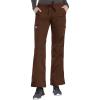 Cherokee Women Scrubs Pant Workwear Originals Drawstring Cargo 4020(Chocolate)