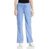Cherokee Women Scrubs Pants Low Rise, Flare Leg Bottoms, Adjustable Drawstring with 6 Pockets – 24001(Ciel)