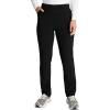 Cherokee Women’s Pull-on Cargo Scrub Pant Mid Rise Tapered Leg with 4 Pockets – CK248A(Black)