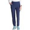 Cherokee Women’s Pull-on Cargo Scrub Pant Mid Rise Tapered Leg with 4 Pockets – CK248A(Navy)