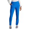 Cherokee Women’s Pull-on Cargo Scrub Pant Mid Rise Tapered Leg with 4 Pockets – CK248A(Royal)