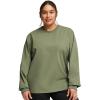 Cherokee Workwear Professionals Men & Women Scrubs Top Pocketless Crew Neck WW790(Olive)